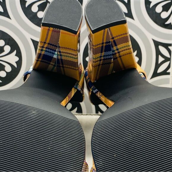 Madden Girl Women's Beella Mustard Plaid 9.5 NEW - Picture 14 of 14